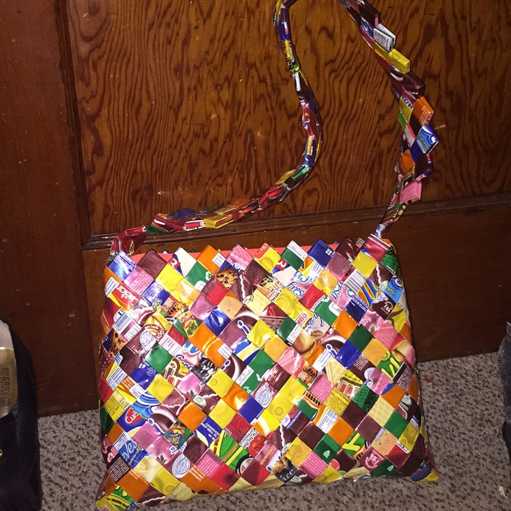 Hand made bag from Mexico mutil color